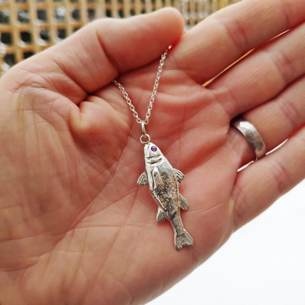 Sea bass pendant