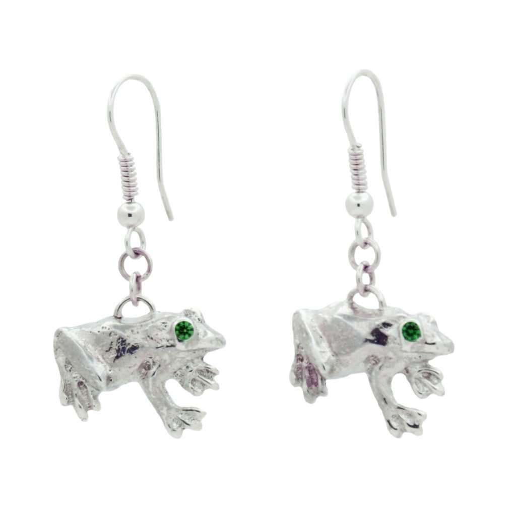 Frog earrings