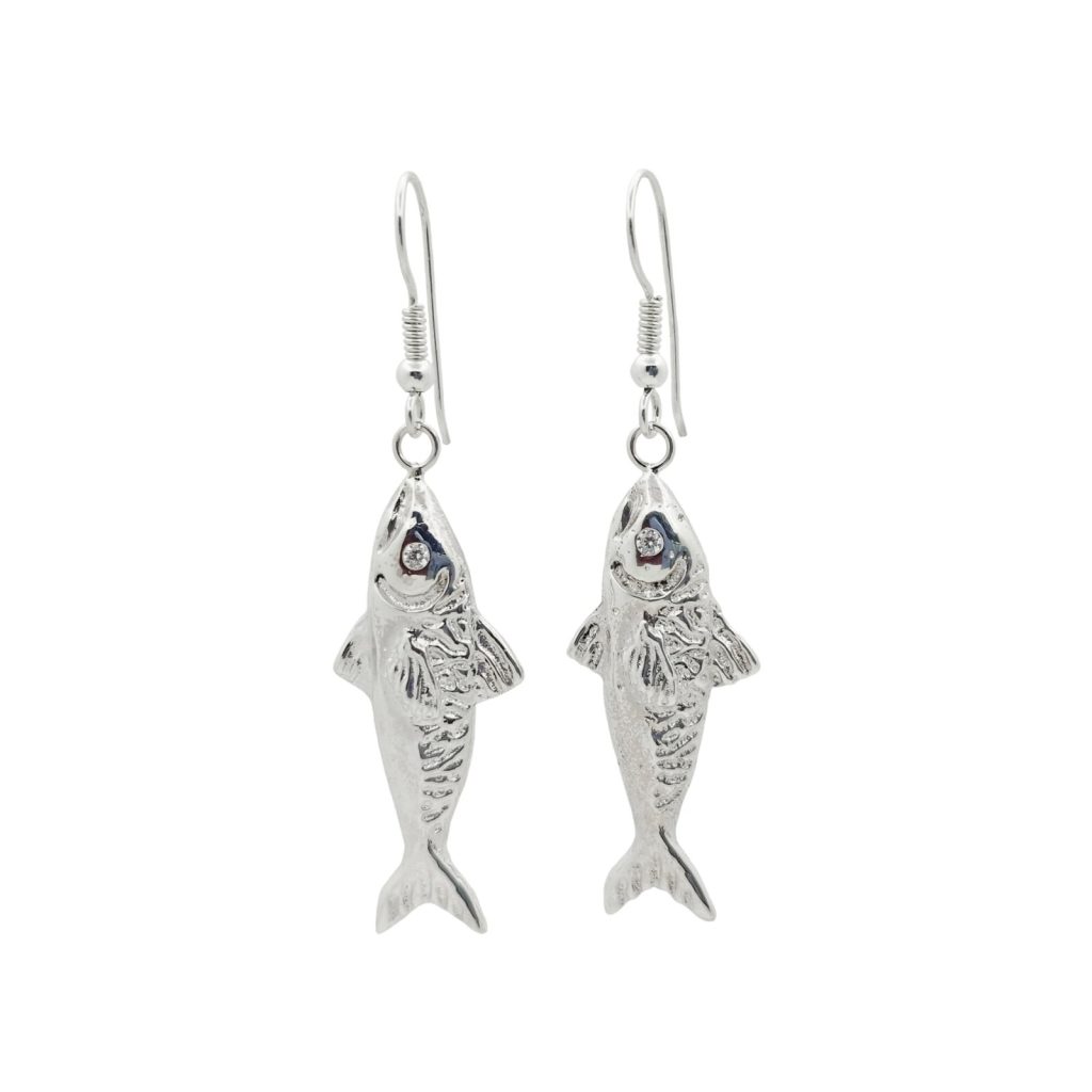 Mackerel earrings