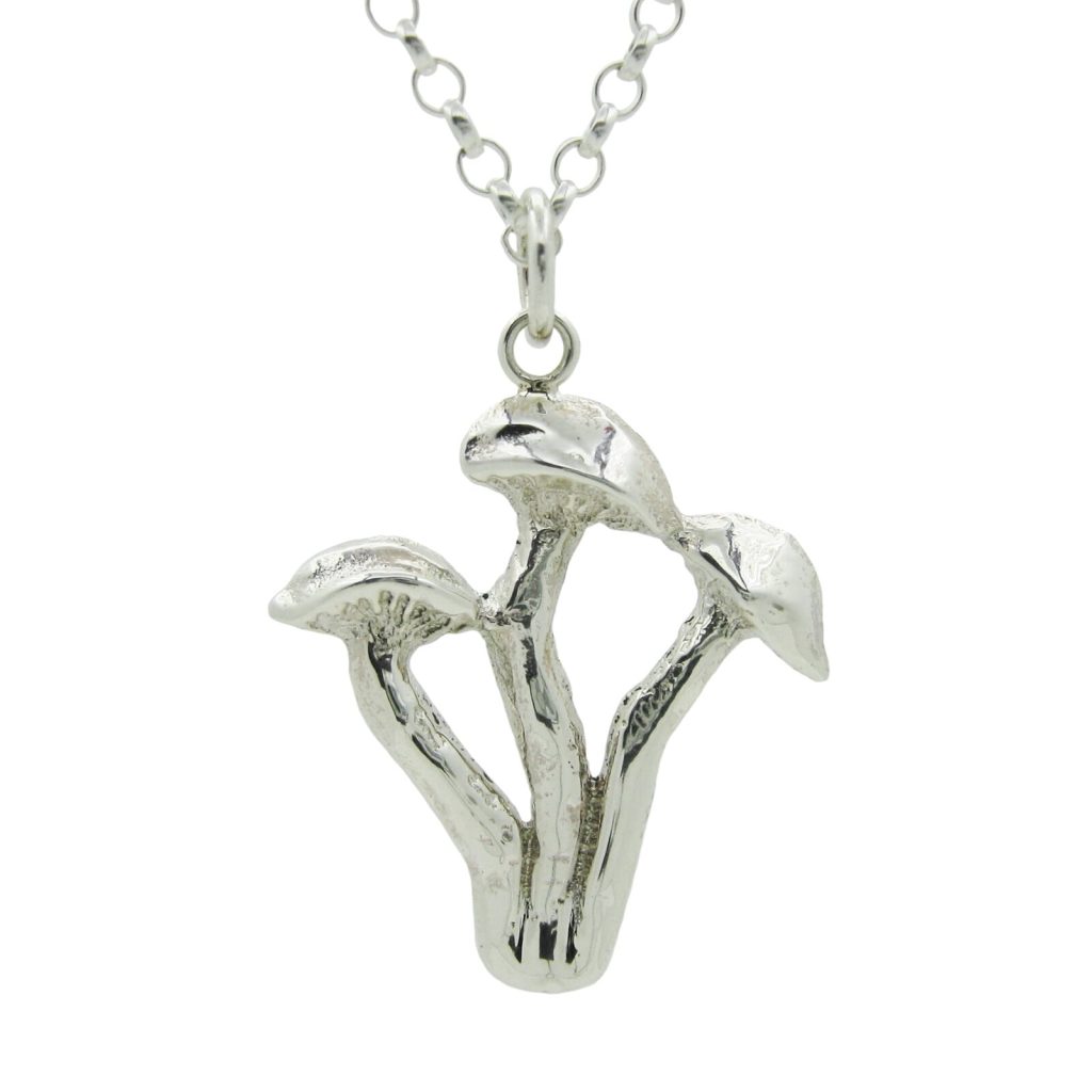 Triple mushroom pendant